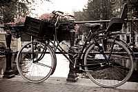 Amsterdam: bike on the bridge