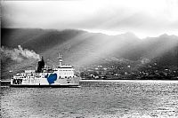 lasciando l'isola d'Elba