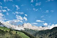 view of the Rosengarten (Catinaccio)