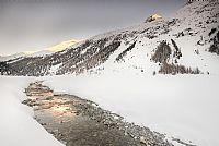 reflection of clear sunset