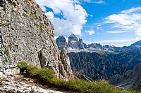 panorama sulle Tre Cime di Lavaredo (Drei Zinnen)