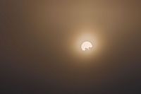 spuntare nella nebbia