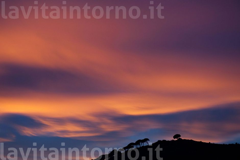tramonto a Porto Azzurro