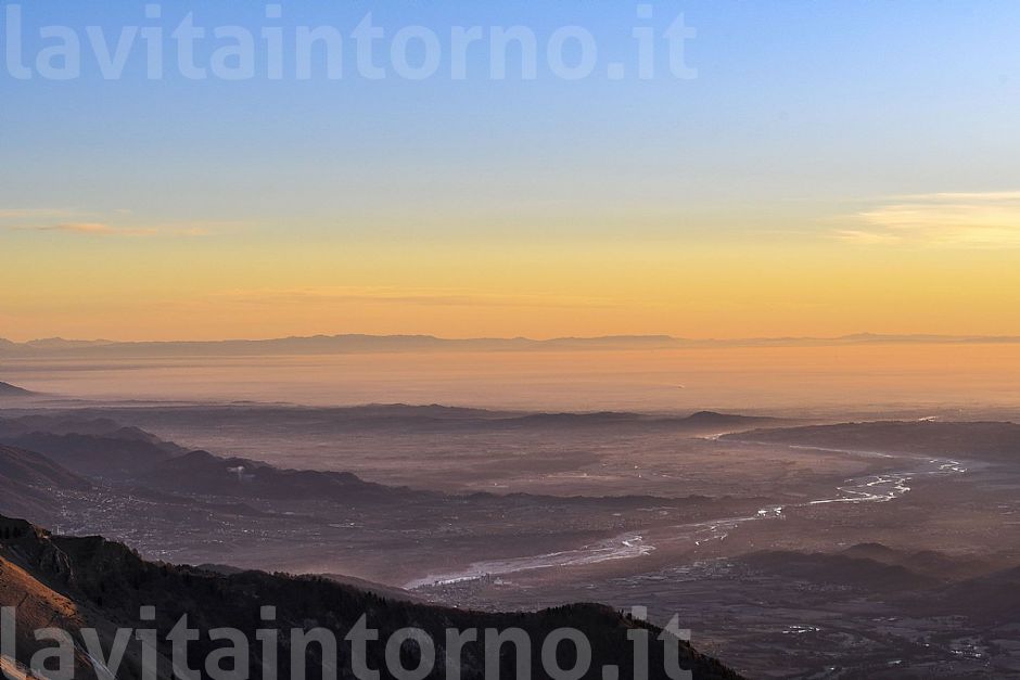 between Piave and hills