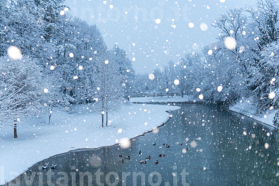nevicata a Pieve di Soligo