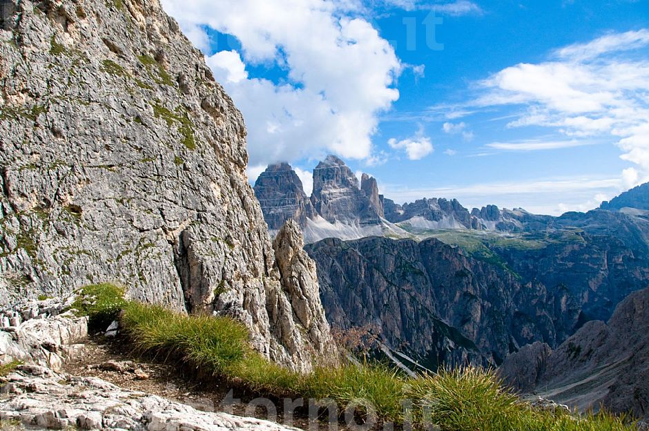 panorama sulle Tre Cime di Lavaredo (Drei Zinnen)