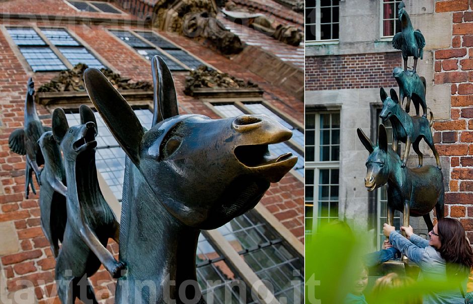 Bremen: the four famous musicians